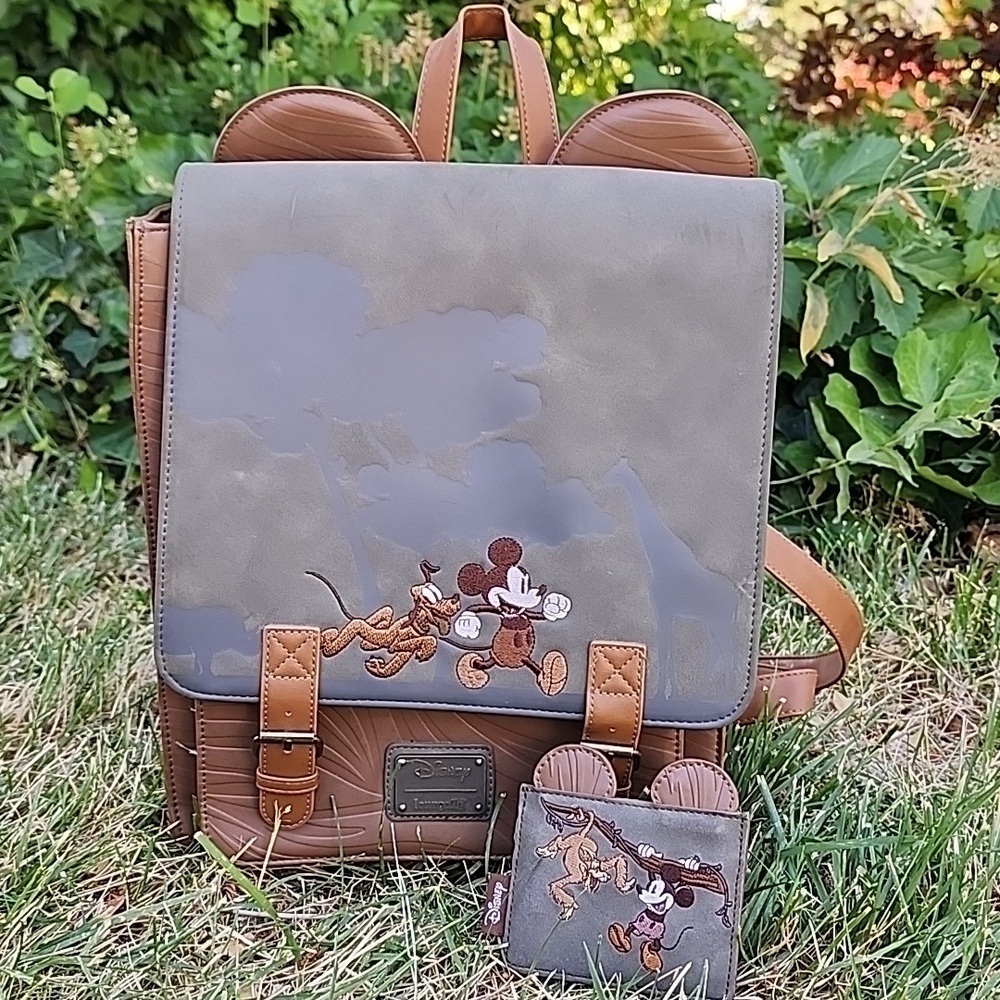Rare Disney Loungefly Safari Backpack